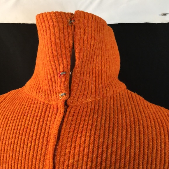 Acrylic turtleneck Diamond pattern dress med - Picture 6 of 8